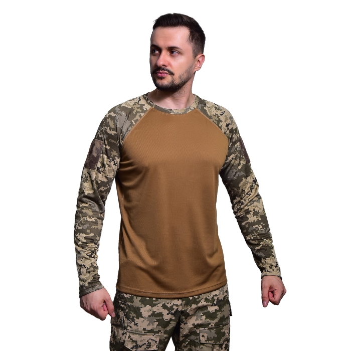 Боевая рубашка Gig Military потоотводная с велкро. Пиксель