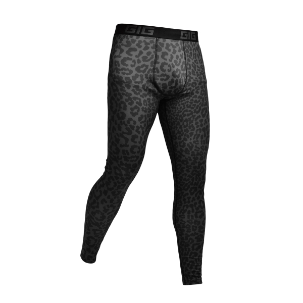 Чоловічі Тайтси GIG Military. Чорний леопард