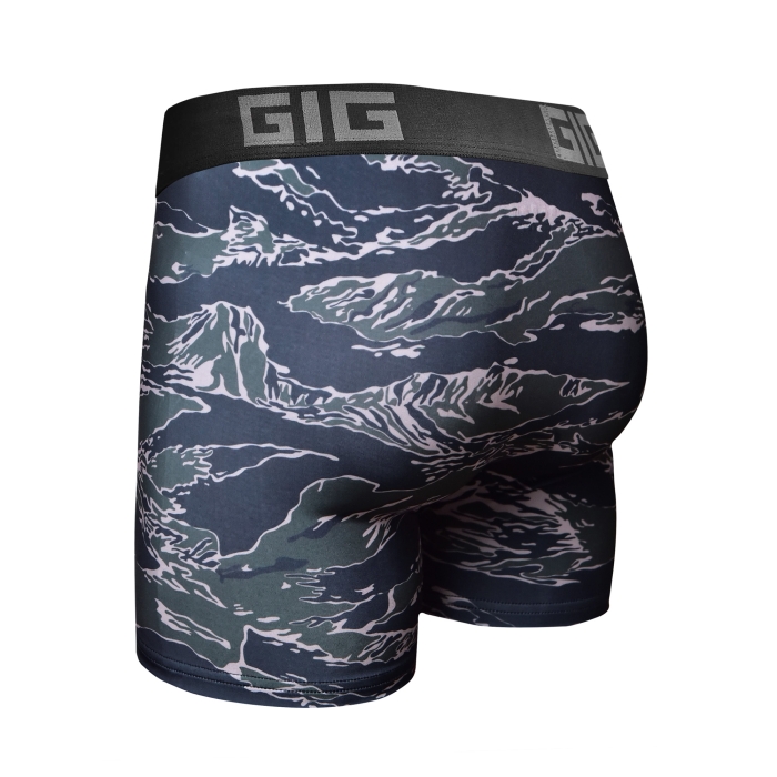 Труси Dynamic подовжені. Black Tiger Stripes Camo