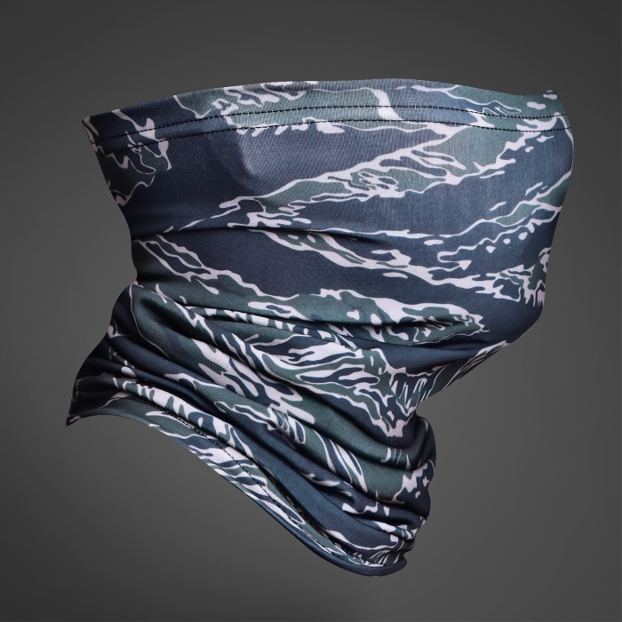 Дихаючий баф-шарф A.I.R. Black Tiger Stripes Camo