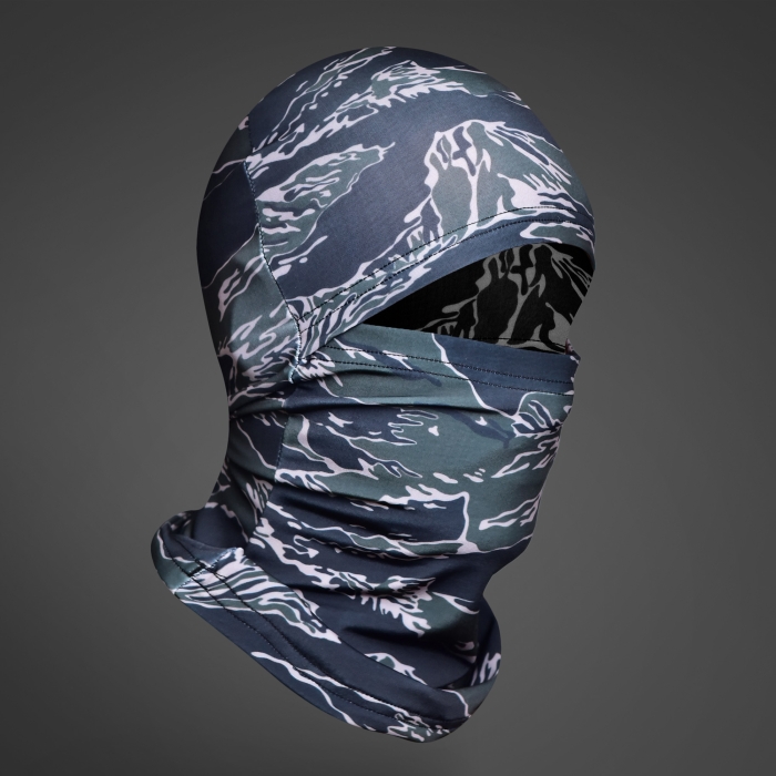 Балаклава Gig Military Phantom. Black Tiger Stripes Camo