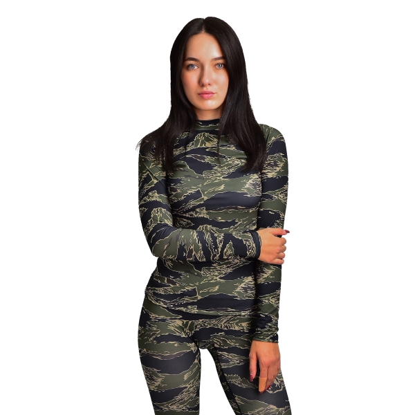 Жіночий Рашгард GIG Military. Tiger Stripes Camo