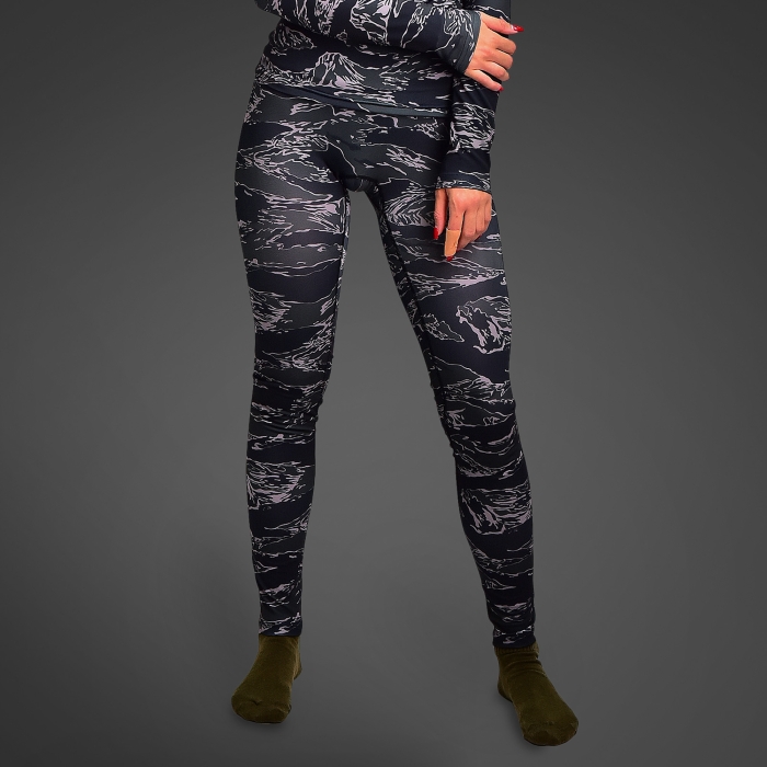 Жіночі лосини GIG Military. Black Tiger Stripes Camo