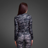 Жіночий Рашгард GIG. Black Tiger Stripes Camo