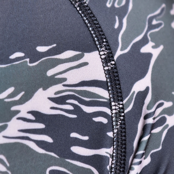 Жіночий Рашгард GIG Military. Black Tiger Stripes Camo