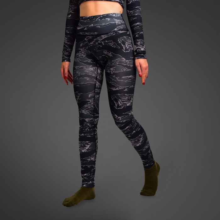 Жіночі лосини GIG Military. Black Tiger Stripes Camo