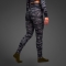 Жіночі лосини GIG Military. Black Tiger Stripes Camo
