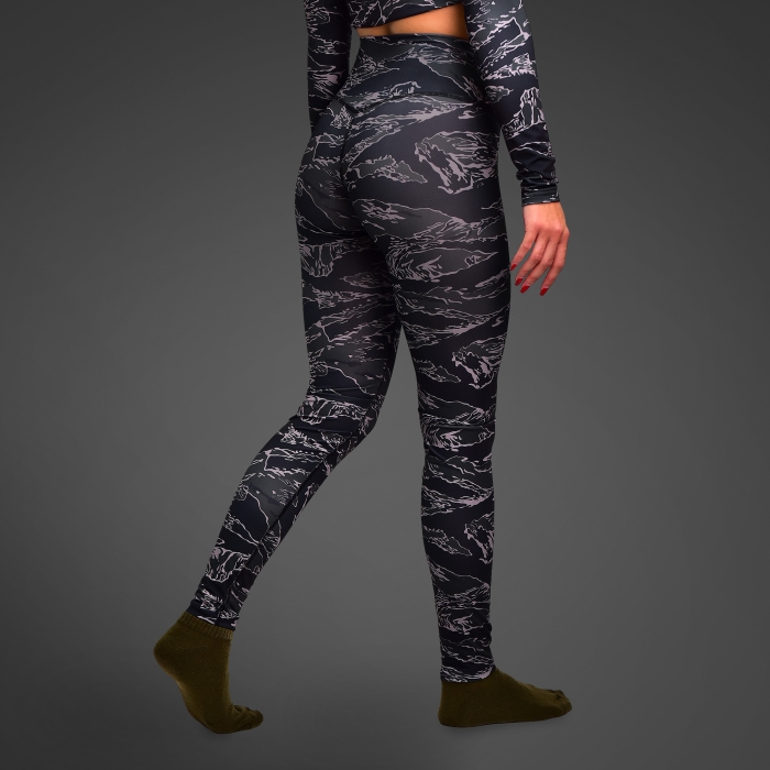 Жіночі лосини GIG Military. Black Tiger Stripes Camo