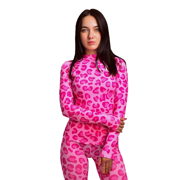 Жіночий Рашгард GIG Military. Рожевий леопард