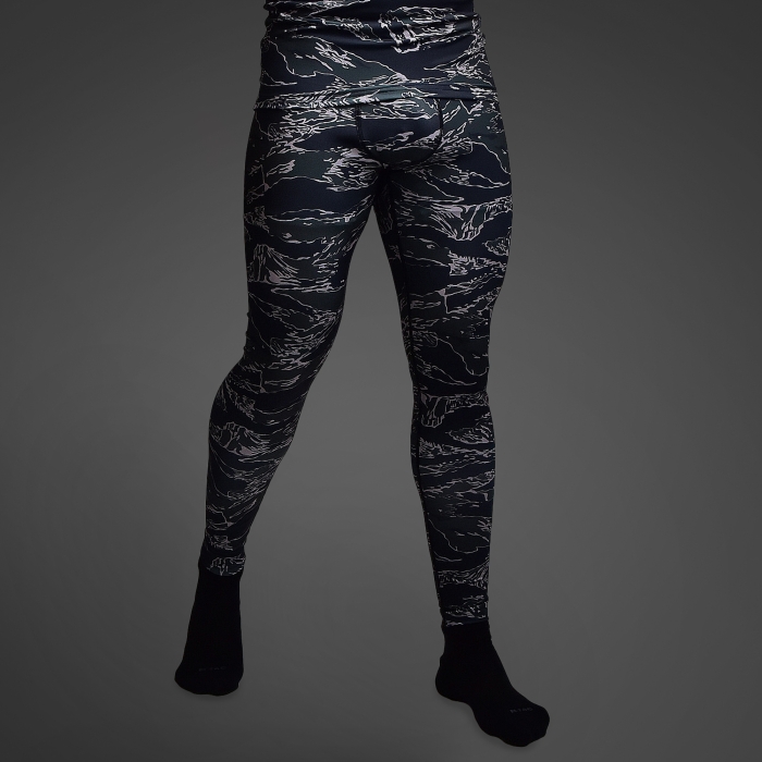 Чоловічі Тайтси GIG Military. Black Tiger Stripes Camo