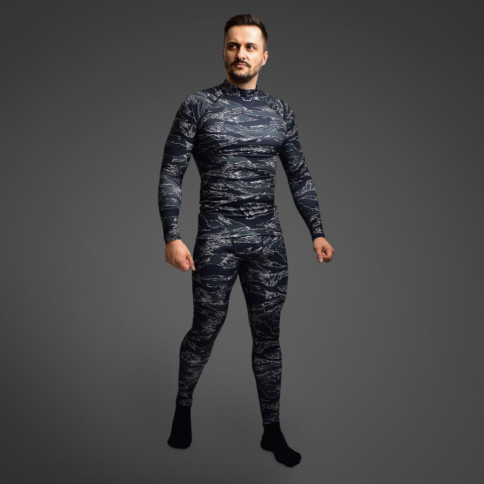Чоловічі Тайтси GIG Military. Black Tiger Stripes Camo