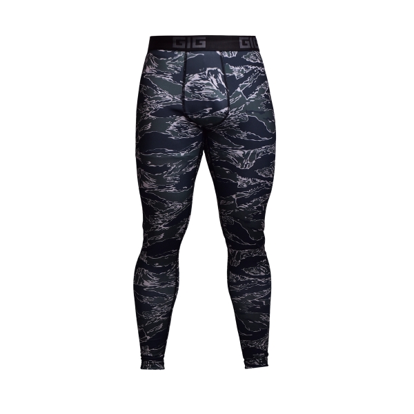 Чоловічі Тайтси GIG Military. Black Tiger Stripes Camo