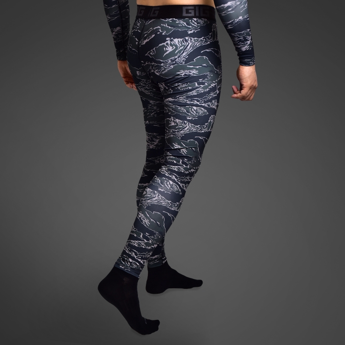 Чоловічі Тайтси GIG Military. Black Tiger Stripes Camo