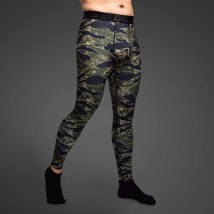 Чоловічі Тайтси GIG Military. Tiger Stripes Camo