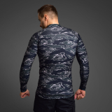 Чоловічий Рашгард GIG. Black Tiger Stripes Camo