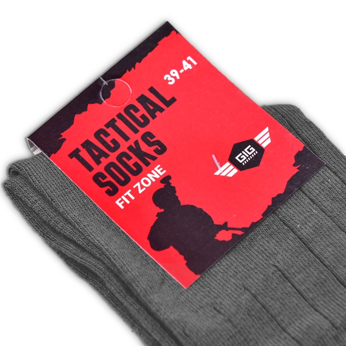 Комплект трекінгових шкарпеток GIG Tactical socks Gen. 1. 10 пар Сірі