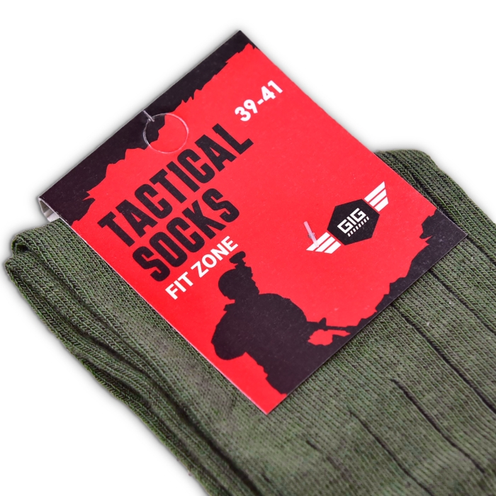 Комплект трекінгових шкарпеток GIG Tactical socks Gen. 1. 10 пар Олива