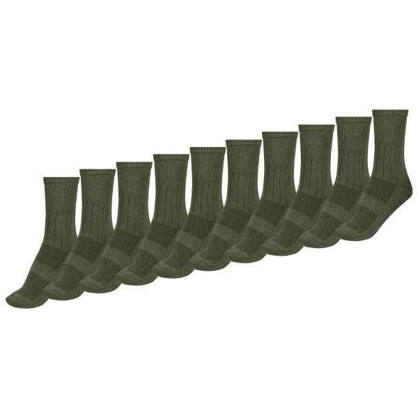 Комплект трекінгових шкарпеток GIG Tactical socks Gen. 1. 10 пар Олива