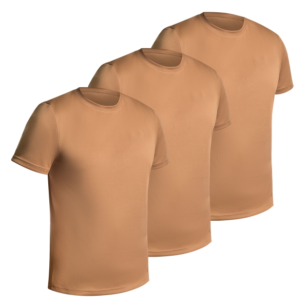 Комплект футболок Coolmax Tactical air Tee. Колір Койот 3шт