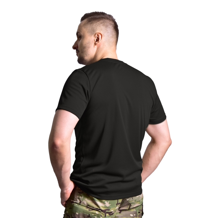 Комплект футболок Coolmax Tactical air Tee. Колір Чорний 3шт