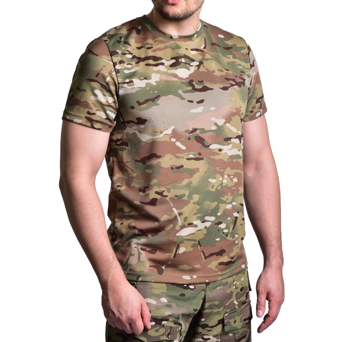 Футболка Coolmax Tactical air Tee. Колір Мультикам