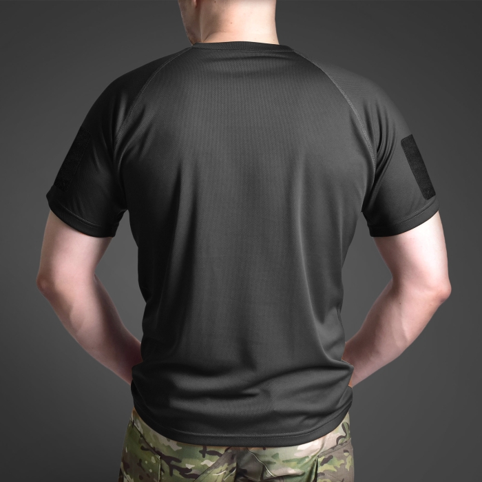 Тактична футболка з велкро Recon. Чорний