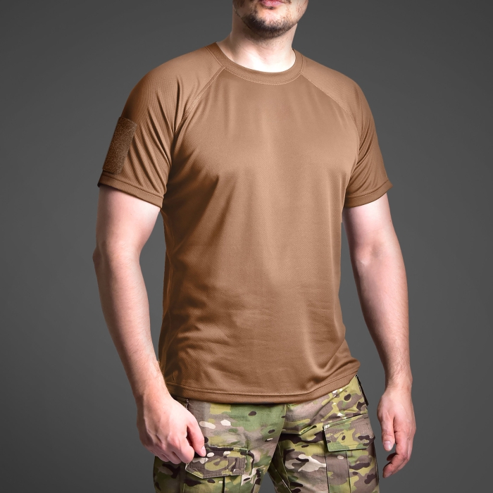 Тактична футболка з велкро Recon. Койот