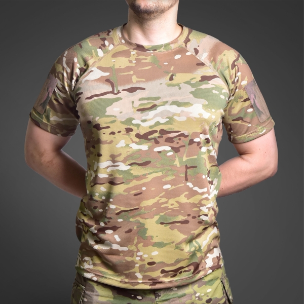 Тактична футболка з велкро GIG Recon. Мультикам