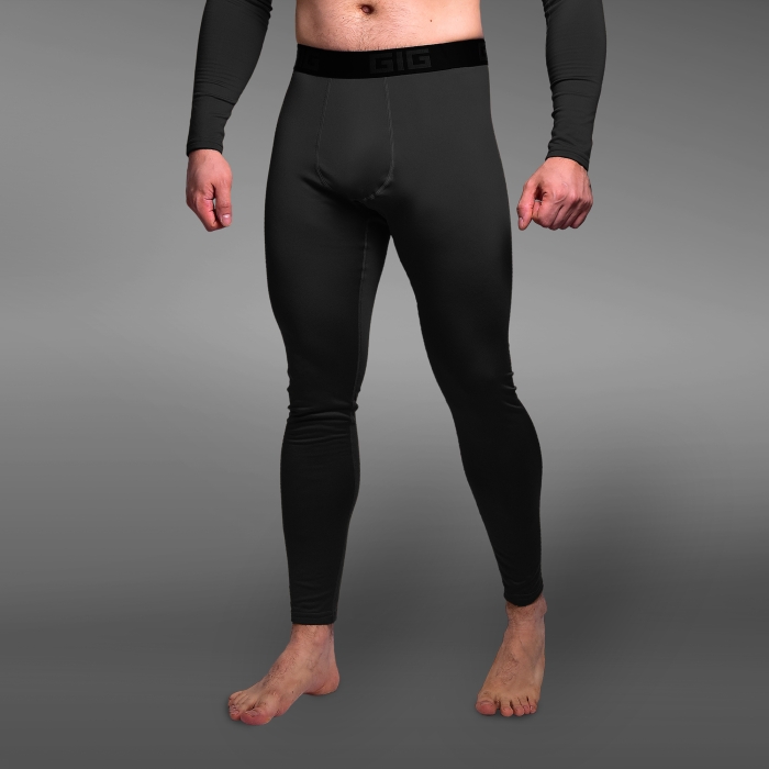 Термоштани GigMilitary IceFox Level 1+, з тканини Thermo line. Чорний