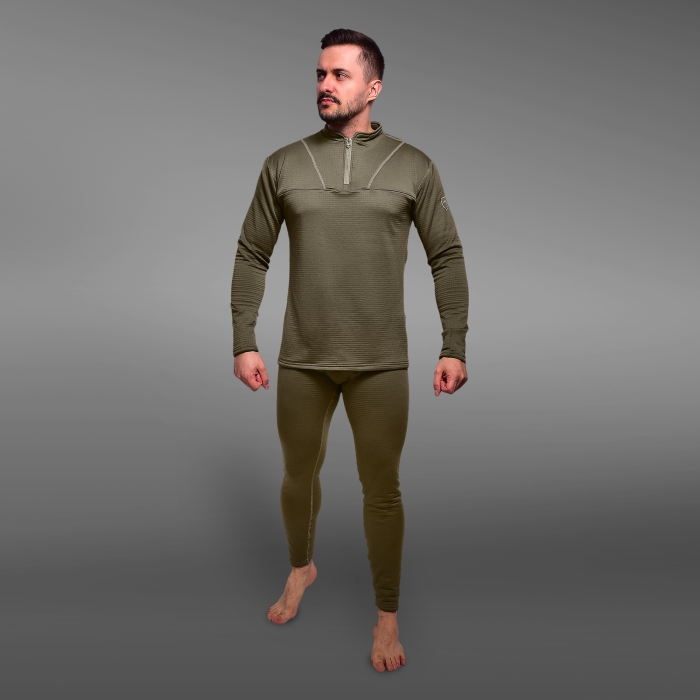 Термоштани GigMilitary IceFox Level 2, з тканини Thermo line. Ranger Green