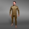 Термоштани GigMilitary IceFox Level 2, з тканини Thermo line. Койот