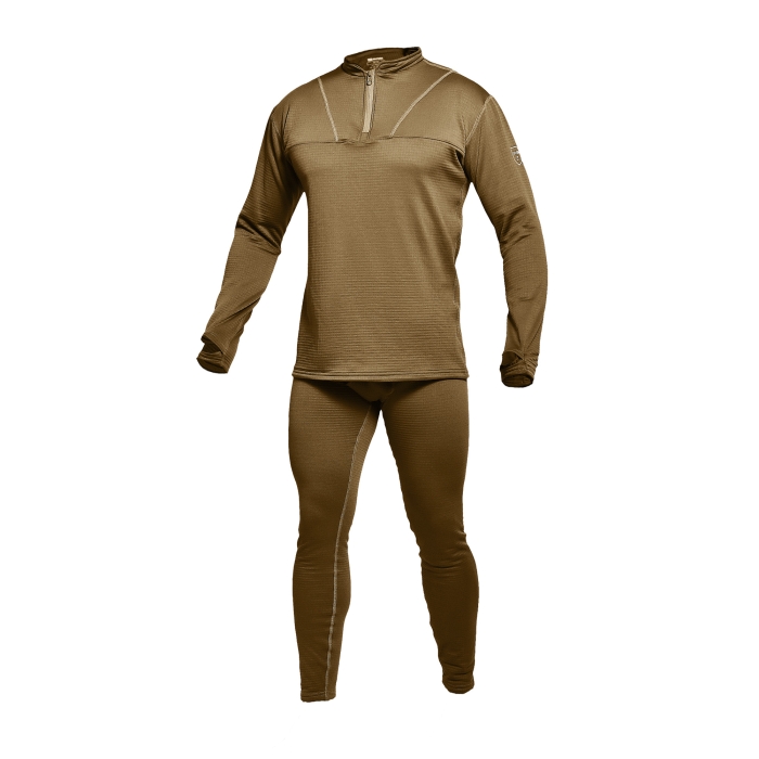 Термобілизна реглан GigMilitary IceFox Level 2, з тканини Thermo line. Койот