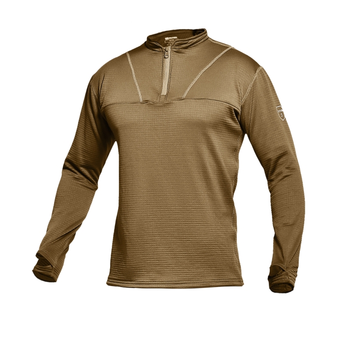 Термобілизна реглан GigMilitary IceFox Level 2, з тканини Thermo line. Койот