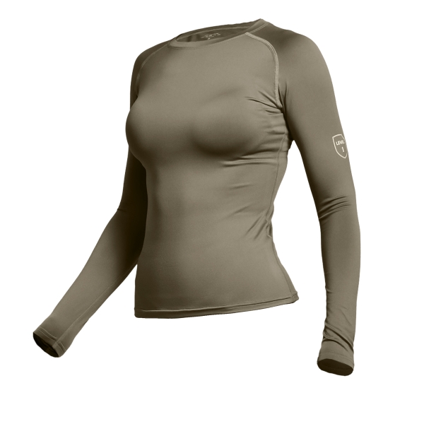 Жіноча термобілизна реглан GigMilitary IceFox Level 1, з тканини Thermo line. Олива