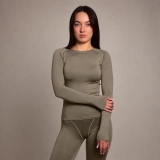 Женское термобелье реглан GIG IceFox Level 1, из ткани Thermo line. Олива