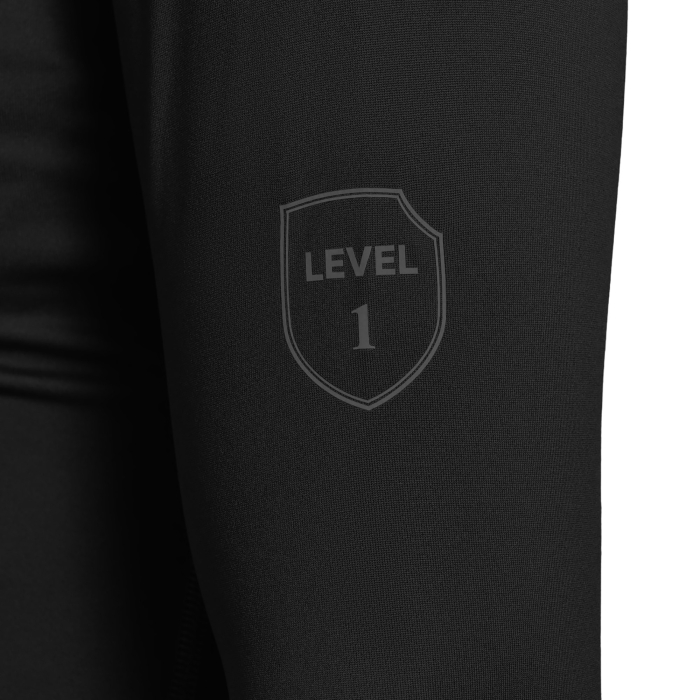 Комплект жіночої термобілизни IceFox level 1, з тканини Single Jersey. Чорний