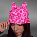 Панама GIG Ranger Ears з вушками. Рожевий Леопард