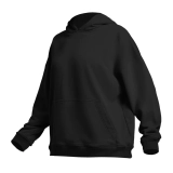 Флісове жіноче худі. Black