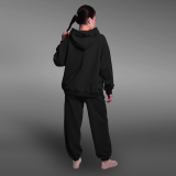 Спортивні штани жіночі утеплені. Black
