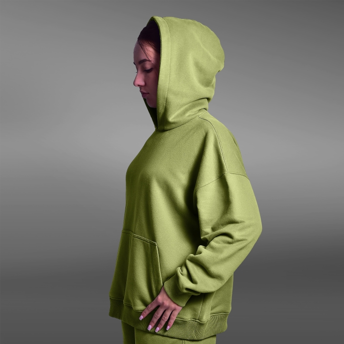 Худі жіноче 3х нитка Олива 