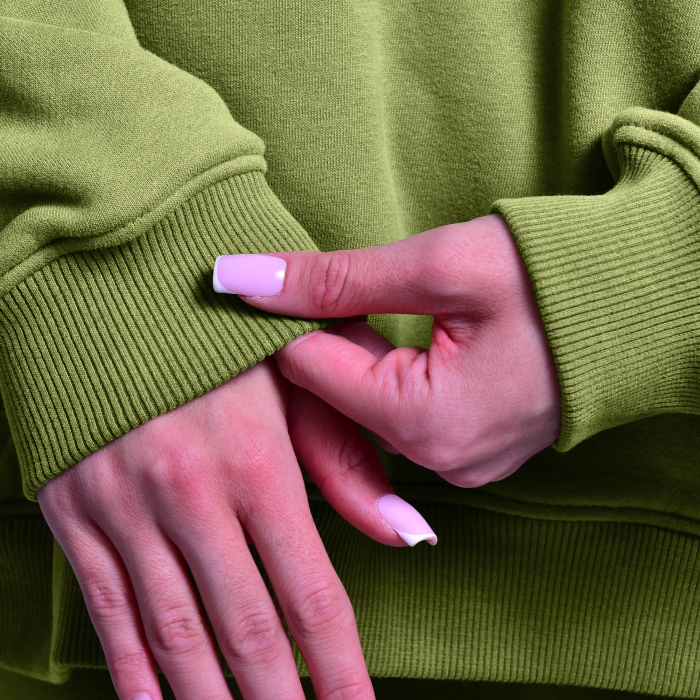 Худі жіноче 3х нитка Олива 