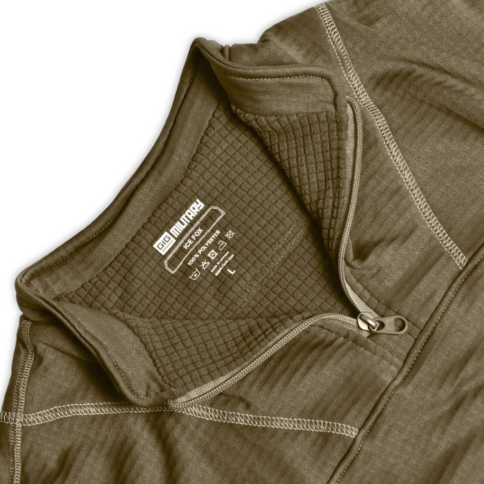 Термобілизна реглан GigMilitary IceFox Level 2, з тканини Thermo line. Ranger Green