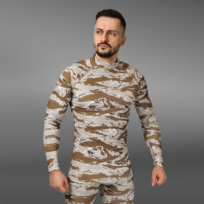 Чоловічий Рашгард GIG Military. Tiger Stripe Desert