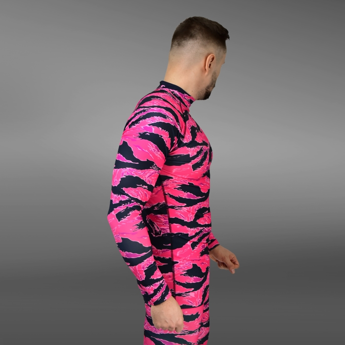 Чоловічий Рашгард GIG Military. Tiger Stripe Pink