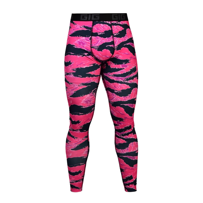 Чоловічі Тайтси GIG Military. Tiger Stripe Pink