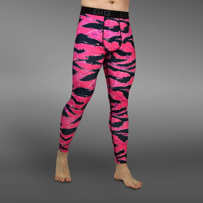 Чоловічі Тайтси GIG Military. Tiger Stripe Pink