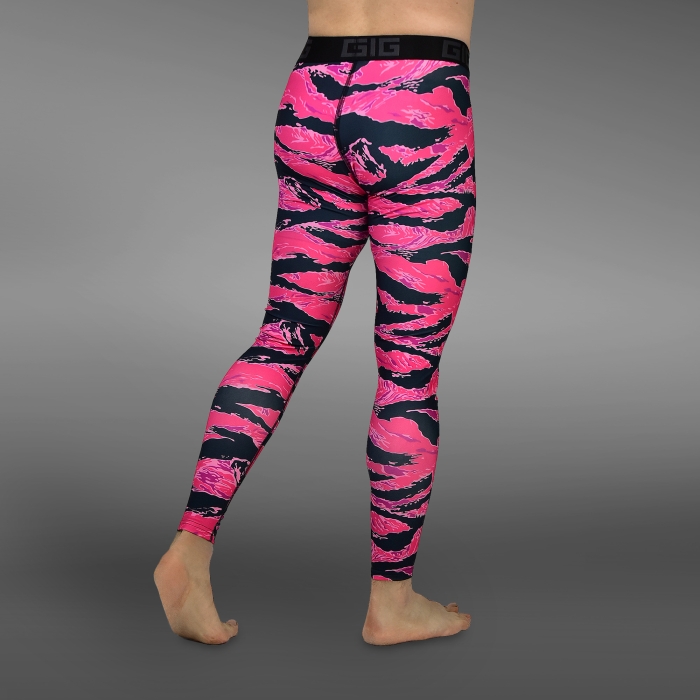 Чоловічі Тайтси GIG Military. Tiger Stripe Pink