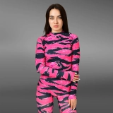 Жіночий Рашгард GIG. Tiger Stripes Pink