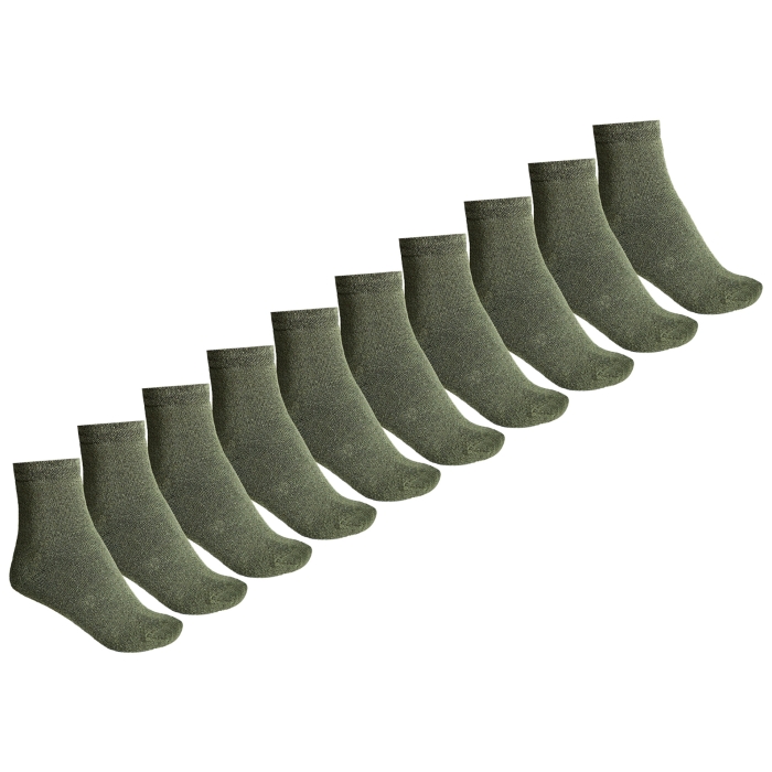 Зимние носки Winter Comfort Cotton. 10 пар Олива