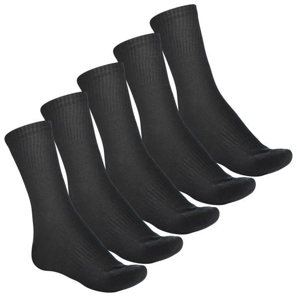 Комплект зимових шкарпеток трекінгових вовна Winter Warm Wool. 5 пар Чорні